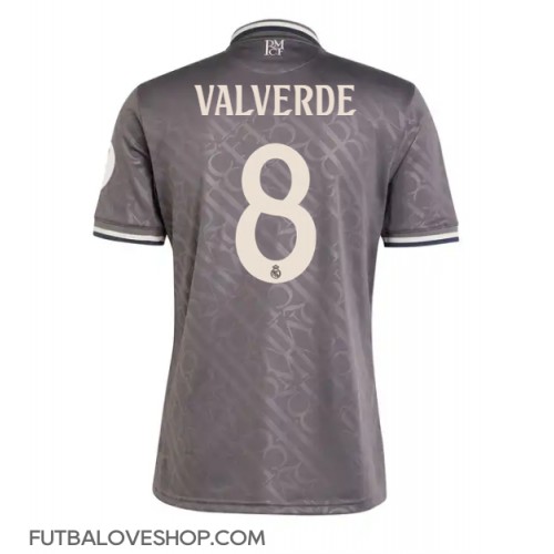 Dres Real Madrid Federico Valverde #8 Tretina 2024-25 Krátky Rukáv